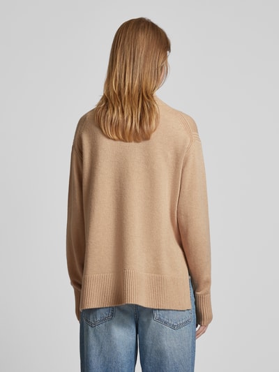 Someday Gebreide pullover met opstaande kraag, model 'Tahila' Ecru - 5