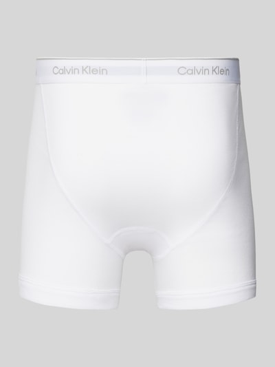 Calvin Klein Underwear Obcisłe bokserki z pasem z logo w zestawie 3 szt. model ‘BOXER BRIEF’ Jasnoszary 3