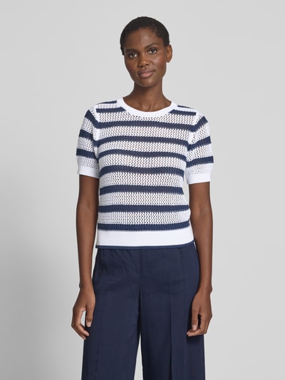 monari Strickpullover mit 1/2-Arm Marine 4