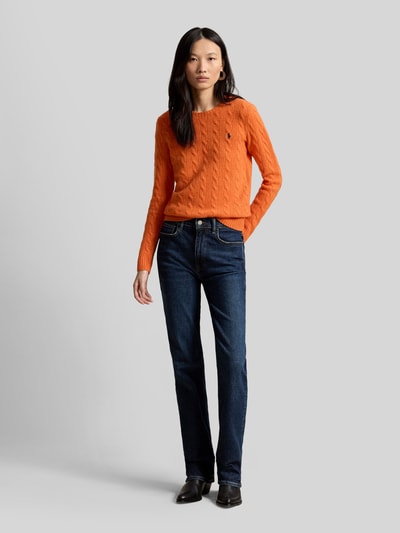 Polo Ralph Lauren Regular Fit Pullover aus Woll-Kaschmir-Mix 'JULIANNA' Orange 1