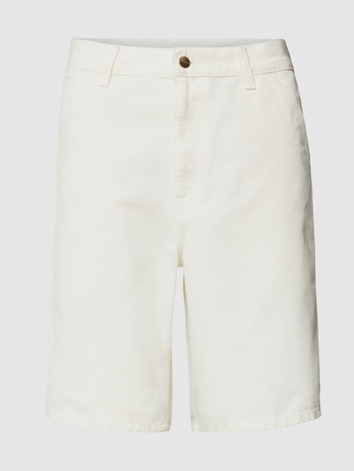 Carhartt Work In Progress Bermudas mit Eingrifftaschen Offwhite 2