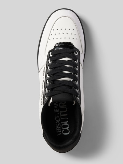 Versace Jeans Couture Sneaker mit Label-Schriftzug Modell 'FONDO BROOKLYN' Weiss 3