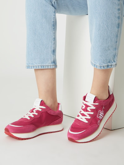 Gant Sneaker aus Veloursleder und Textil Modell 'Bevinda ' Pink 3