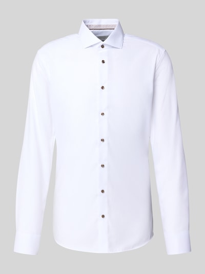 ETERNA Slim Fit Business-Hemd mit Knopfleiste Weiss 2