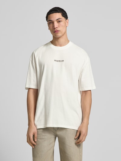 PEGADOR Oversized T-Shirt aus Baumwolle Modell 'Stavoren' Offwhite 4