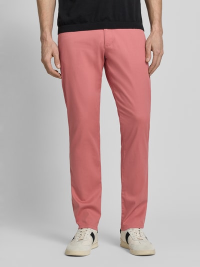 bugatti regular fit broek met steekzakken model 'CORDOBA' Koraal - 4
