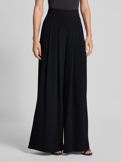 Rinascimento Wide leg stoffen broek met plooien Zwart - 4