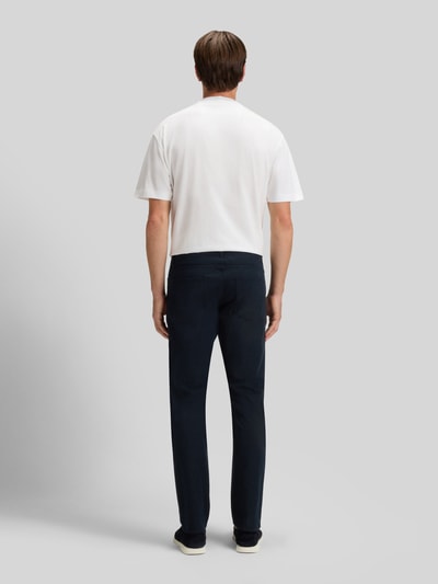 BOSS Slim Fit Hose aus Baumwoll-Mix Modell 'DELAWARE5' Marine 5