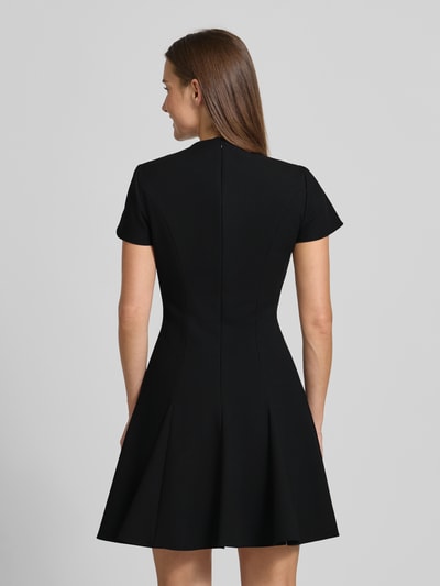 HUGO Sukienka etui rozkloszowana z dodatkiem wiskozy model ‘KEJULI’ Czarny 5