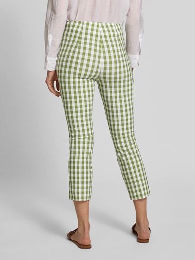 SEDUCTIVE Capribroek met persplooien, model 'CAPRI' Groen - 5