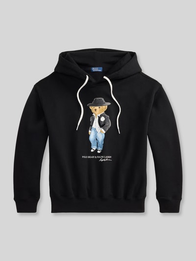 Polo Ralph Lauren Relaxed Fit Sweatshirt aus Baumwollmix mit Bären-Print Black 3