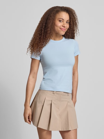 JJXX T-Shirt mit Rundhalsausschnitt Modell 'GIGI' Hellblau 4