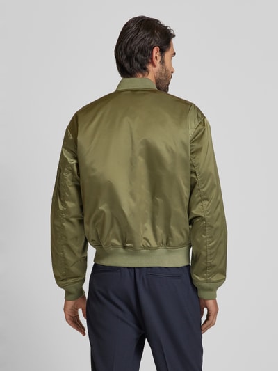 Lacoste Blouson mit Label-Badge Oliv 5