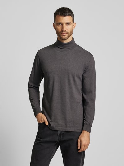 RAGMAN Longsleeve mit Rollkragen Anthrazit 4