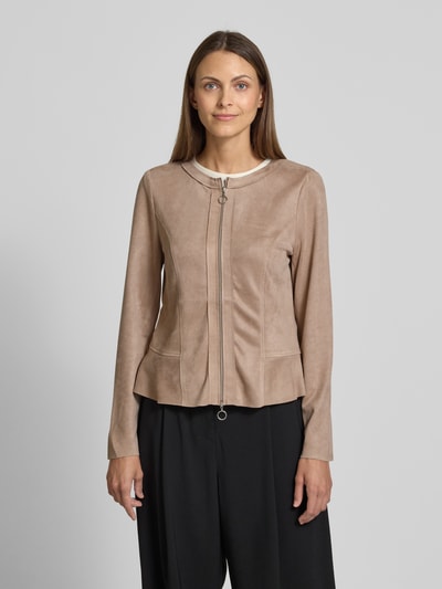 Betty Barclay Blazer mit Zweiwege-Reißverschluss Beige 4