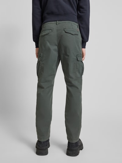 Napapijri Regular fit broek met cargozakken, model 'YASUNI' Kaki - 5