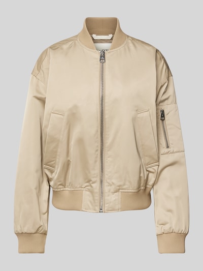 Marc O'Polo Regular Fit Blouson im Aviator-Stil aus Twill Sand 2