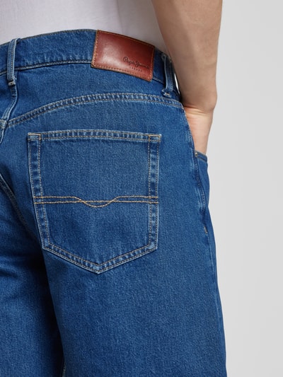 Pepe Jeans Korte loose fit jeans in 5-pocketmodel Jeansblauw - 3