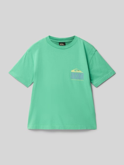 Quiksilver T-Shirt mit Label-Print Lagune 1