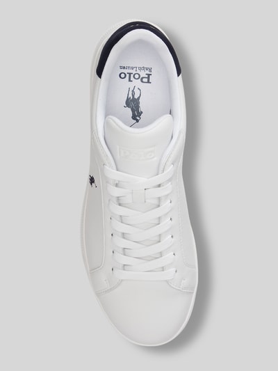 Polo Ralph Lauren sneakers van echt leer met logodetails Wit - 3