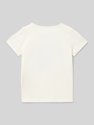Tom Tailor Regular Fit T-Shirt aus reiner Baumwolle Weiss 3