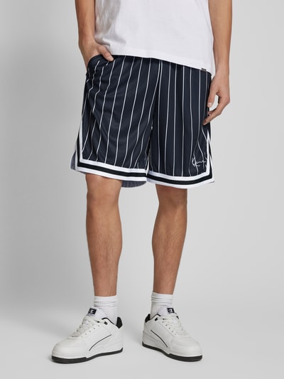 KARL KANI Baggy Fit Shorts mit Label-Stitching Black 4