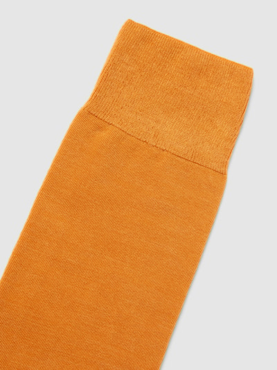 Falke Kniekousen met scheerwol, model 'ClimaWool' Oranje - 2