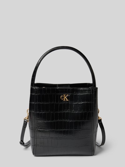 CK Calvin Klein Torba na ramię z detalem z logo Czarny 2