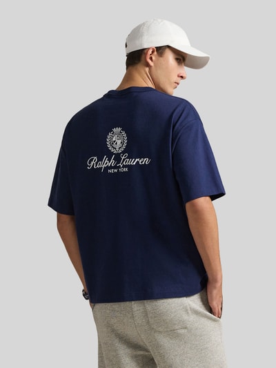 Polo Ralph Lauren T-shirt o kroju regular fit z czystej bawełny Granatowy 5