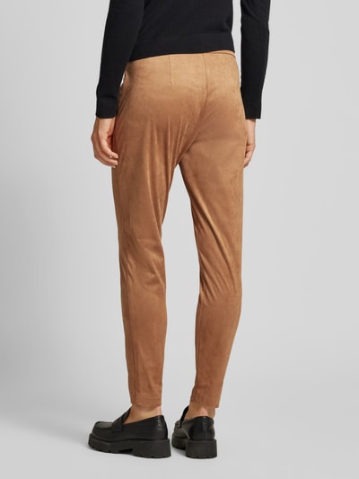 Raffaello Rossi Slim fit broek met siernaden, model 'CANDICE' Camel - 5