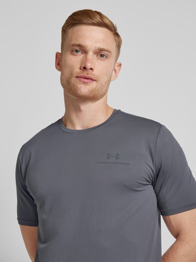 Under Armour T-shirt z nadrukiem z logo model ‘Vanish’ Antracytowy 3