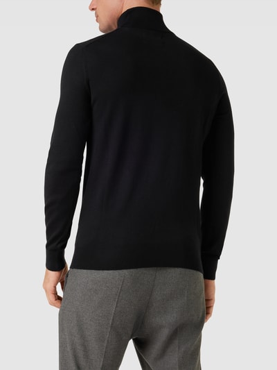 Marc O'Polo Rollkragenpullover aus reiner Schurwolle Black 5