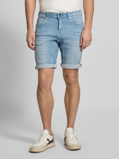 Tom Tailor Regular fit bermuda met 5-pocketmodel Lichtblauw - 4