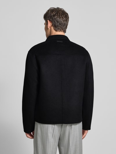 CK Calvin Klein Regular Fit Jacke mit Umlegekragen Modell 'Wool' Black 5