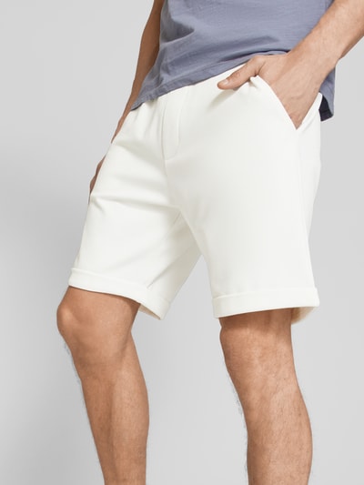 MCNEAL Regular Fit Shorts mit Tunnelzug Offwhite 3