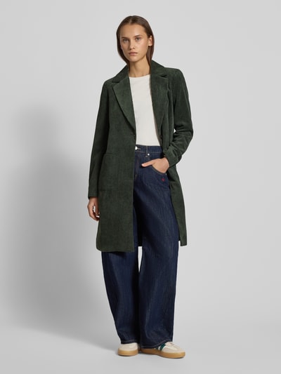 Only Regular Fit Cordmantel mit Reverskragen Modell 'ASTRID' Oliv 1
