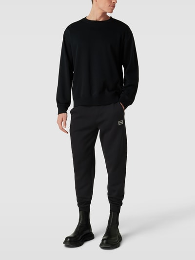 HUGO Sweatpants mit Label-Detail Modell 'Doyster' Black 1