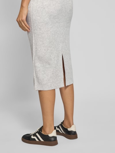 Vila Midirock mit elastischem Bund Modell 'KACHEL' Hellgrau 3