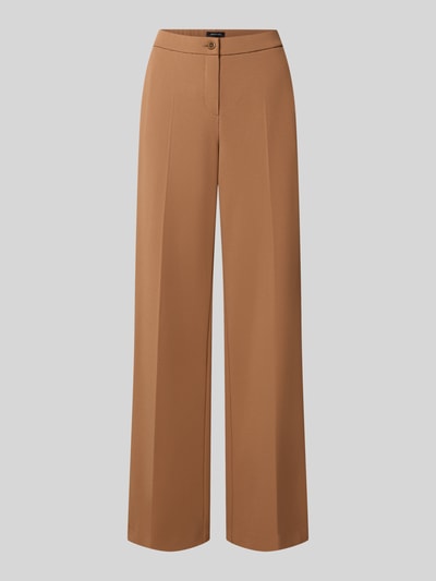 Stehmann Wide Leg Hose mit Eingrifftaschen Modell 'Hillda' Camel 1