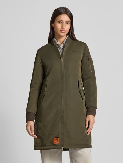 Original Bombers Parka met opstaande kraag en tweewegsritssluiting Kaki - 4