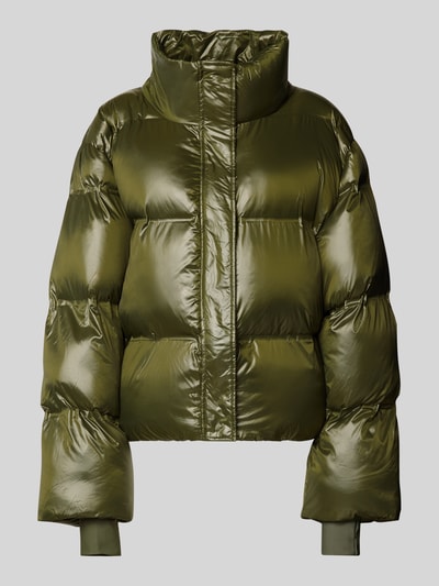 Neo Noir Kurtka pikowana ze stójką model ‘Rhea’ Khaki 2