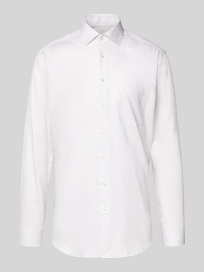 SEIDENSTICKER REGULAR FIT Regular fit zakelijk overhemd van katoen met kentkraag Zand - 2