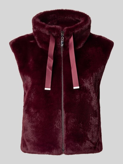 monari Gilet met ritssluiting Bordeaux - 2