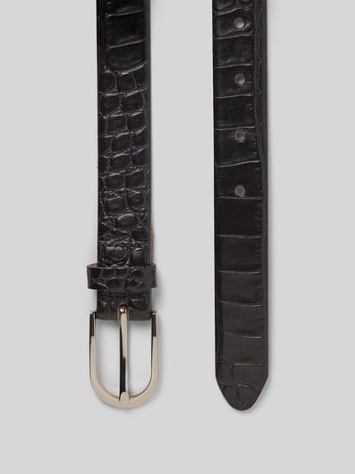 Weinmann Gürtel aus Rindsleder mit Dornschließe Black 3