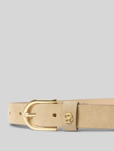 BOSS Riem uit suède model 'SCARLET' Beige - 2