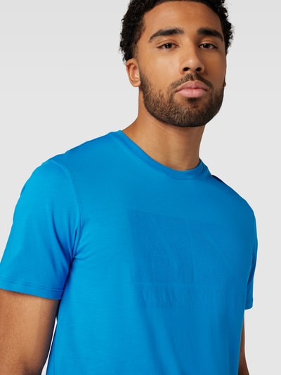 ARMANI EXCHANGE T-shirt met labelprint Koningsblauw - 3