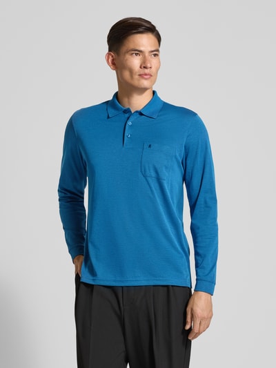 RAGMAN Regular Fit Poloshirt mit Brusttasche Royal 4