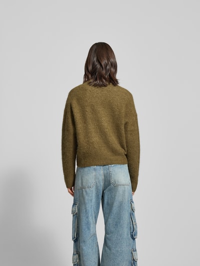 Filippa K Pullover mit gerippten Abschlüssen Khaki 5