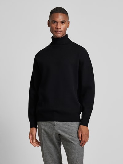 Antony Morato Strickpullover mit Rollkragen Black 4