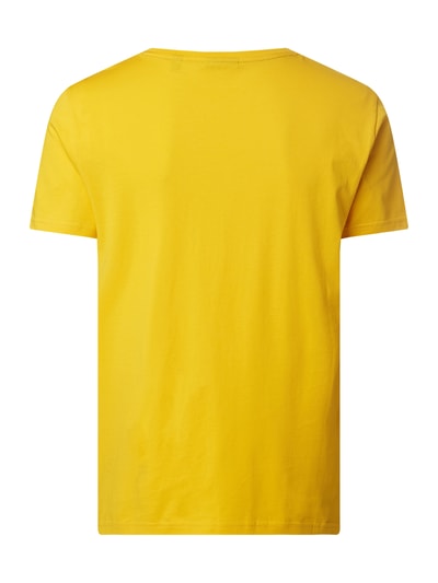 Gant T-shirt met logoprint  Lichtgeel - 3